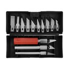 Набор резцов универсальных ЛОМ, пластиковая рукоятка, 13 шт. - Фото 2