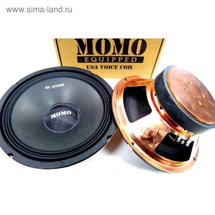 Акустическая система MOMO He-810 PRO, 20 см, 300 Вт, набор 2 шт - Фото 1