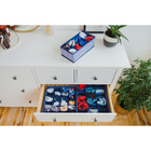 Органайзер для хранения белья Доляна «Волна», 8 ячеек, 28×14×10 см, синий - Фото 4