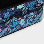 Органайзер для мелочей Доляна «Тропики», 3 кармана, 25×12×15 см, синий - Фото 3