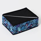 Органайзер для хранения белья Доляна «Тропики», 12 ячеек, 27×20×10 см, синий - Фото 5