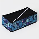 Органайзер для хранения белья Доляна «Тропики», 8 ячеек, 28×14×10 см, синий - Фото 5