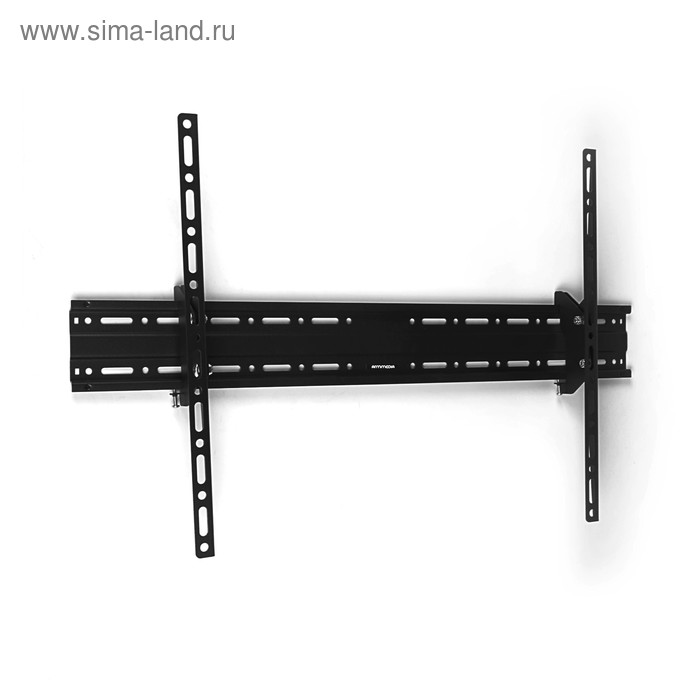 Кронштейн ARM Media PLASMA-2, для ТВ, наклонный, 32"-90", 74 мм от стены, черный - Фото 1