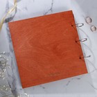 Книга пожеланий на свадьбу, в деревянной обложке «Дерево» - Фото 5