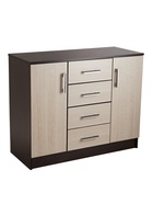 Комод для хранения «Эра» (К1000-2Д), 1000×430×830 мм, цвет венге/лоредо - Фото 5