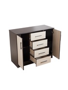 Комод для хранения «Эра» (К1000-2Д), 1000×430×830 мм, цвет венге/лоредо - Фото 7