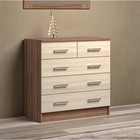 Комод для хранения «Эра», 800×830×440 мм, ясень шимо светлый/ясень шимо тёмный - Фото 1