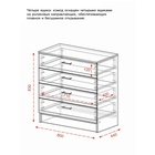 Комод для хранения «Эра», 800×830×440 мм, цвет венге/лоредо - Фото 2