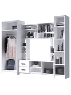 Стенка для гостиной «МАРТА», 2700×500×2100 мм, цвет венге, лоредо 3402610