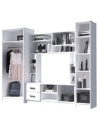 Стенка для гостиной «МАРТА», 2700×500×2100 мм, цвет ясень шимо светлый/ясень шимо тёмный - Фото 4