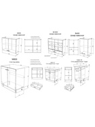 Модульный кухонный гарнитур «Шимо», 2000 мм, цвет ясень шимо тёмный/светлый - Фото 3