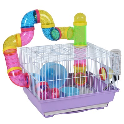 Клетка Triol N 3305B для грызунов, микс цветов, 34.5×28×24 см