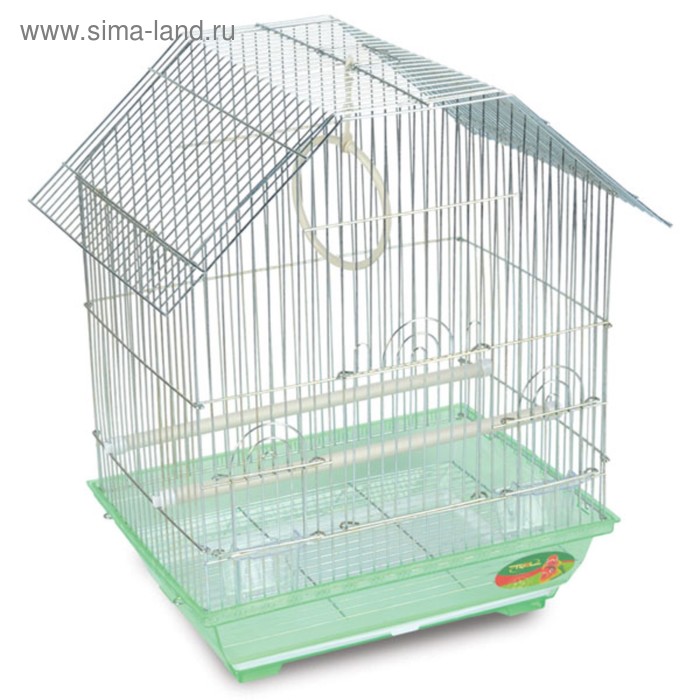 Клетка Triol N 1608 для птиц, цинк, 34.5×26×44 см - Фото 1