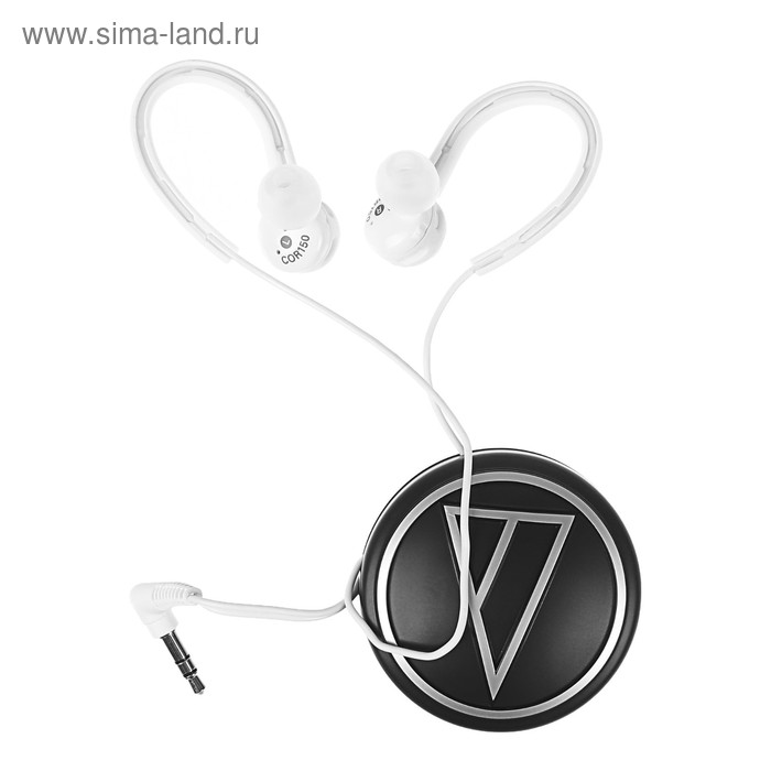 Наушники AUDIO-TECHNICA ATH-COR 150 WH, вставные, белые Уценка - Фото 1