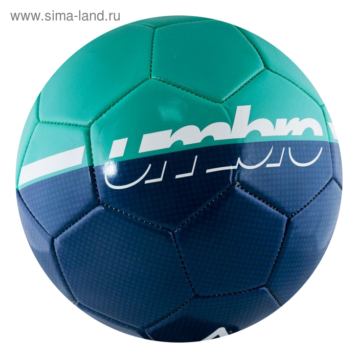 Мяч футбольный"UMBRO Veloce Supporter" арт. 20808U-FD8, р.5, ТПУ,  машинная сшивка, зел-син-   33845 - Фото 1