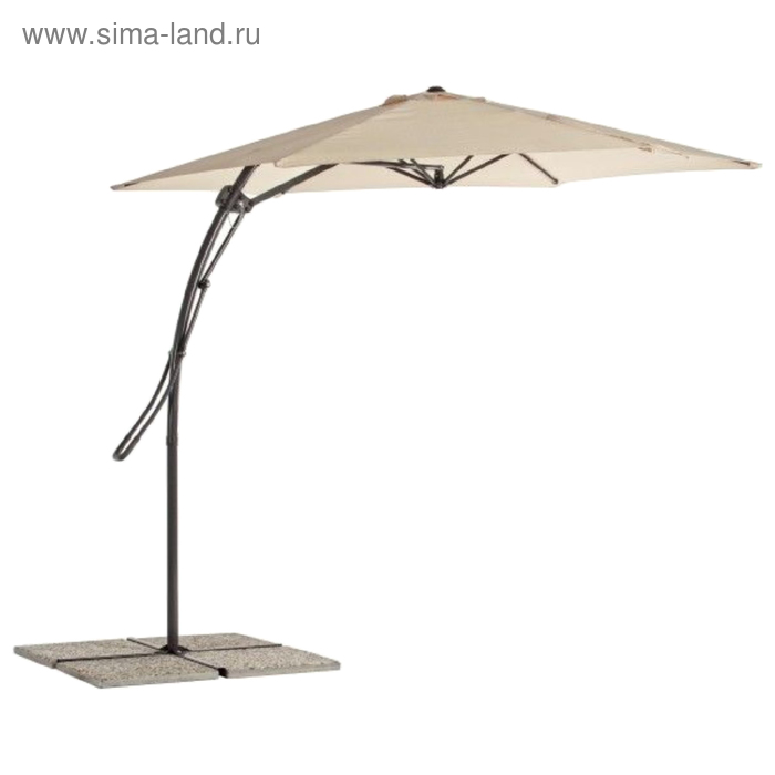 Пляжный зонт "МИЛАН", 3м, цвет бежевый 0795326 - Фото 1