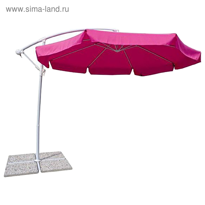 Пляжный зонт «ПАРМА», 3 м, цвет фуксия, 0795301 - Фото 1