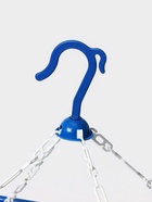 Сушилка для белья подвесная квадратная Доляна, 24 прищепки, синяя - Фото 3