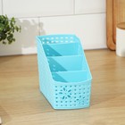 Подставка для столовых приборов «Влюбленность», 4 ячейки, 17×8×12,5 см, цвет МИКС 3130171