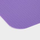 Доска разделочная противоскользящая гибкая Доляна, 29×19 см, фиолетовая - Фото 5