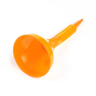Воронка для ГСМ с сеткой, диаметр 145 мм, высота 340 мм, оранжевый - фото 298017068