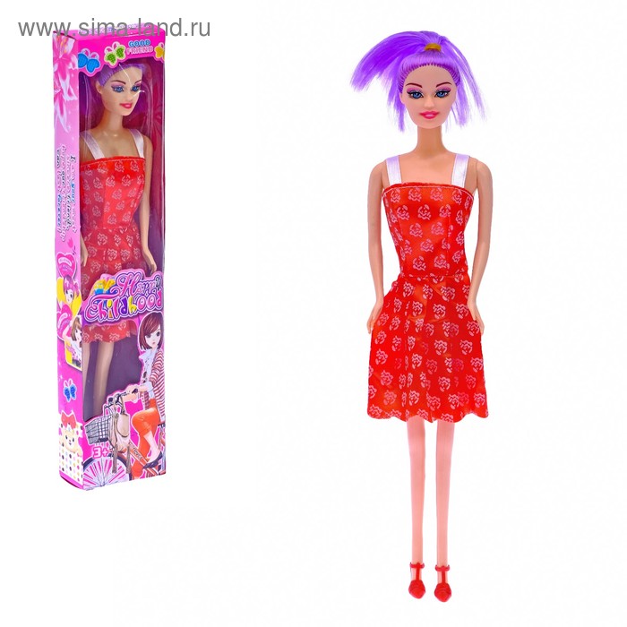 Кукла модель "Таня" в платье, МИКС - Фото 1