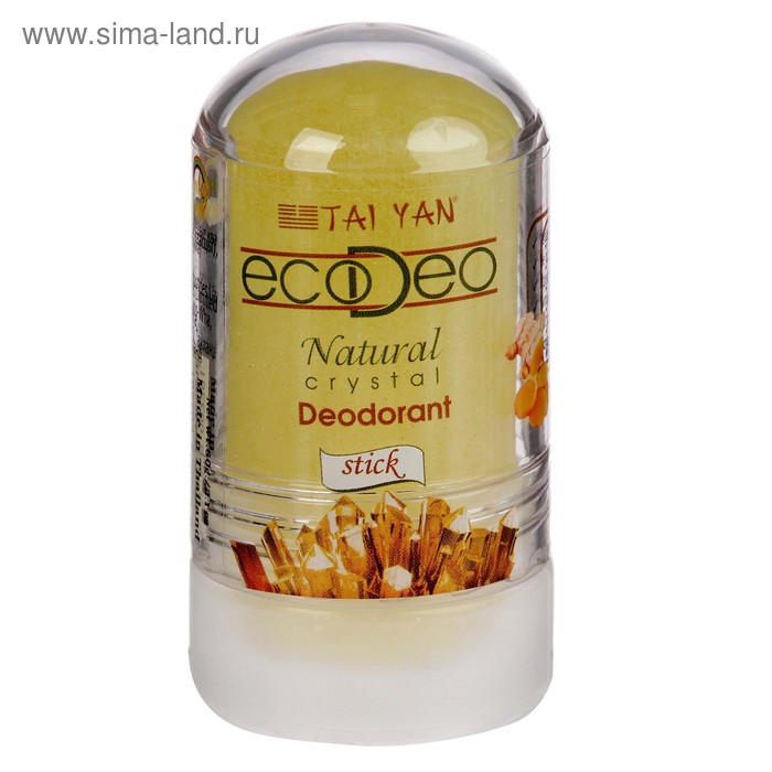 Дезодорант-кристалл EcoDeo с Куркумой , 60 гр