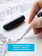 Маркер для ткани Centropen 2639, узел 0.7 мм, линия 0.6-0.8 мм, чёрный - Фото 2