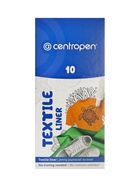 Маркер для ткани Centropen 2639, узел 0.7 мм, линия 0.6-0.8 мм, чёрный - Фото 8