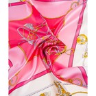 Платок женский, размер 90х90 см, цвет розовый K07P141212 - Фото 3