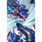 Платок женский, размер 90х90 см, цвет сиреневый K07P141213 - Фото 2