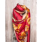 Платок женский, размер 180х90 см, цвет красный K01P25111 - Фото 1