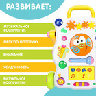 Развивающая каталка-ходунки «Первые шаги», световые и звуковые эффекты - Фото 2
