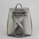Рюкзак-сумка L-3212-5, 28*12*32, 2 отдела на молниях, н/карман, бронза - Фото 3