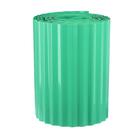 Лента бордюрная, 0.2 × 9 м, толщина 0.6 мм, пластиковая, гофра, зелёная, Greengo - фото 9846450