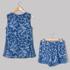Пижама женская (майка, шорты) AW17-MC-180 Audrey цвет тёмно-синий, р-р 46-48   вискоза - Фото 2