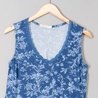 Пижама женская (майка, шорты) AW17-MC-180 Audrey цвет тёмно-синий, р-р 46-48   вискоза - Фото 3