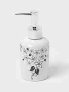 Аксессуары для ванной, 4 предмета, мыльница, дозатор для мыла, 2 стакана, белые - Фото 4