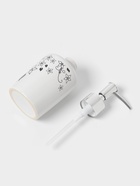 Аксессуары для ванной, 4 предмета, мыльница, дозатор для мыла, 2 стакана, белые - Фото 5