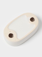 Аксессуары для ванной, 4 предмета, мыльница, дозатор для мыла, 2 стакана, белые - Фото 7