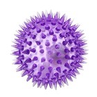 Мяч «Ёжик», световой, с пищалкой, МИКС - Фото 1