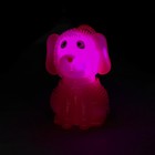 Ёжка световой «Собачка», с пищалкой, на резинке , цвета МИКС - Фото 3
