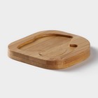 Набор фарфоровый для специй на бамбуковой подставке BellaTenero «Зайцы», 3 предмета: солонка 50 мл, перечница 20 мл, подставка, белый, чёрный - Фото 8