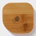 Набор фарфоровый для специй на бамбуковой подставке BellaTenero «Зайцы», 3 предмета: солонка 50 мл, перечница 20 мл, подставка, белый, чёрный - Фото 9