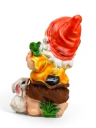 Садовая фигура из полистоуна «Гном с зайцем и морковкой», 44×25×28 см, МИКС - Фото 7