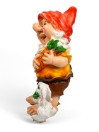 Садовая фигура из полистоуна «Гном с зайцем и морковкой», 44×25×28 см, МИКС - Фото 8