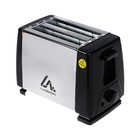 Тостер Luazon LT-03, 750 Вт, 6 режимов прожарки, 2 тоста, серебристый - фото 318067852