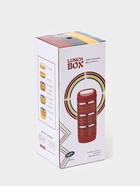 Ланч бокс TAKE IT EASY «Клеточка», 1.35 л, 3 уровня, сохраняет тепло 3 ч, нержавеющая сталь, синий - фото 59749540