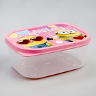 Ланч-бокс детский прямоугольный, 500 мл, Bon appetit, Гадкий Я - Фото 3