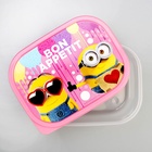 Ланч-бокс детский прямоугольный, 500 мл, Bon appetit, Гадкий Я - Фото 2